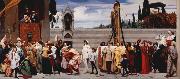 Lord Frederic Leighton Cimabue's Madonna being carried through the Streets of Florence (mk25) oil painting picture wholesale